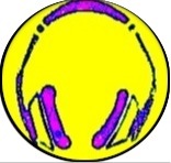 casque rose:jaune rond